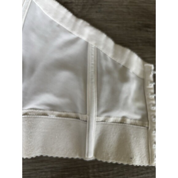 vtg fredericks of hollywood White Strapless Bustier Corset Shapewear 40c - Picture 8 of 12